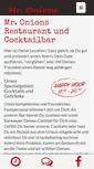 Mobile Screenshot of mronions.de